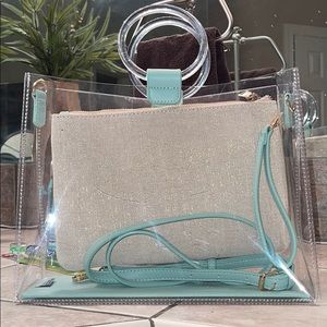 Madison West Clear Handbag